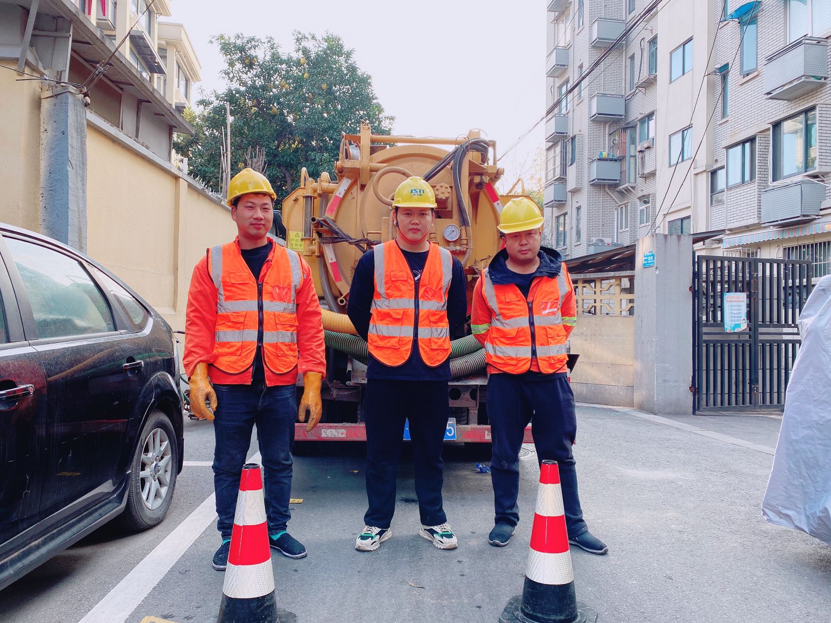 铁匠营南京某小区管道清淤检测施工